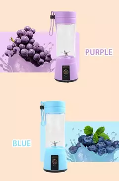 Mini Espremedor Recarregável Portátil, Elétrico, 6 Lâminas, Copo De Suco, Liquidificador De Frutas, Cozinha, Pequeno, Automático, Portátil, Smoothie Food, Casa