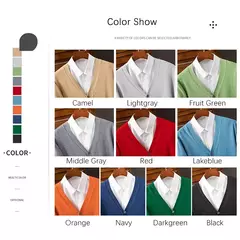 BROWON-Cardigã monocromático com decote em v masculino, suéter casual, cardigã comercial, clássico, moda coreana, roupas masculinas - loja online
