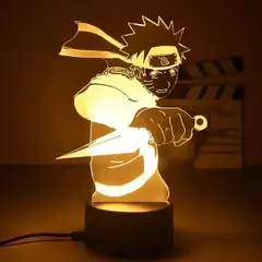 Naruto anime figuras de ação luz noturna mangá boruto itachi akatsuki quarto lâmpada crianças uzumaki namikaze minato presente brinquedos na internet