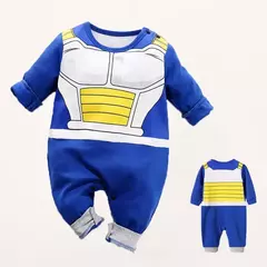 Traje recém-nascido do bebê anime macacão menino kakashi akatsuki chopper zoro vegeta cosplay roupas infantis macacão 0-18 meses - comprar online