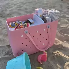 Imagem do Saco De Praia De Eva Impermeável Durável, Buraco De Moda Sólida, Bolsa De Borracha, Barco De Praia, Esportes De Natação, Compras, Portátil