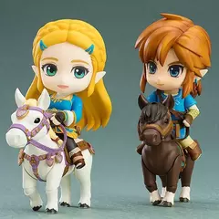 A Lenda de Zelda # 1212 Zelda Princess Breath Of The Wild Ver. # 733 Link Action Figure Modelo de coleção de ornamentos de 10 cm