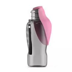 Imagem do Garrafa de água portátil para cães grandes, 800ml, para animais de estimação, viagens ao ar livre, caminhadas, tigela dobrável, suprimentos para golden retriever