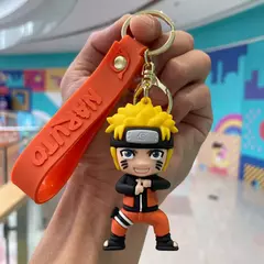 Anime naruto figura de ação brinquedos sílica gel chaveiro uchiha sasuke uchiha itachi hatake kakashi modelo boneca presentes das crianças na internet