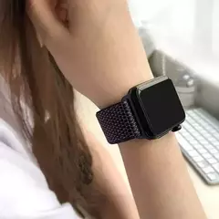 Série 9, 8, SE, 7, 6, 5, 4, 3, 49mm, Loop de Nylon para Apple Watch Band, Ultra-2, iWatch Strap, 44 milímetros, 40 milímetros, 45 milímetros, 41 milímetros - loja online