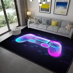 3d impressão gamer controlador padrão sala de estar tapetes antiderrapante cas - Wolf Magazine