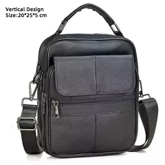 Sacos de couro genuíno para homens, bolsa crossbody masculina, mini pad, bolsa de ombro para menino, marca de luxo, moda quente - loja online
