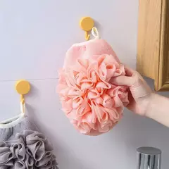 Lados Duplos Luvas De Banho Portátil, Chuveiro Esfoliante Esponja, Body Scrubber, Escova De Limpeza Corporal, Massagem Mesh, Ferramenta De Banho, 1Pc - comprar online