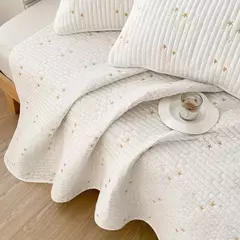 Qualidade capa de cama xadrez puro algodão lavado colcha cobertor grau a algodão acolchoado folha capa verão colcha têxteis para casa - comprar online