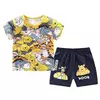 Disney Mickey Cartoon roupas infantis de impressão, pijamas infantis, pijama para bebê e menino, conjunto de roupas infantis, marca de moda