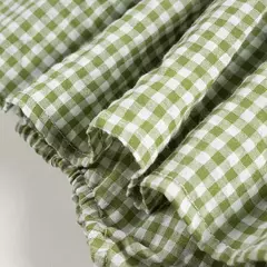 Macacão xadrez sem mangas para bebês, macacão recém-nascido, roupa de uma peça infantil, verão - loja online