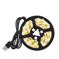 USB Estética LED Strip Lights, Decoração de Natal, Quarto, Armários, Cozinha, TV Ambient Ring Light, Neon Wall Lamps, 5m - Wolf Magazine