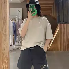 Shorts esportivos masculinos casuais de algodão, streetwear hip-hop, corredor solto, moletom masculino de ginástica, bottoms de corrida, verão - comprar online