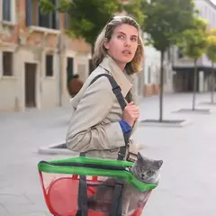 Sacos de transporte para animais de estimação malha dobrável pet transportadora bolsa para cães pequenos schnauzer em miniatura cães em miniatura - loja online