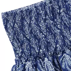 Imagem do Saia com borda plissada estampada para mulheres, saia curta plissada floral, minissaia feminina de férias Boho, saia sexy Y2K, nova moda