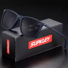 Imagem do SUPKLEY Óculos De Sol Esportivos para Homens Polarizados Confortável Desgaste Quadrado Óculos de Sol Masculino Light Weight Eyewear Acessório com Origina