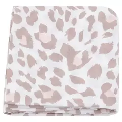 Recém-nascido Bambu Algodão Musselina Cobertor Set, infantil Recebendo Cama, Carrinho Capa, Swaddle, Leopardo - Wolf Magazine