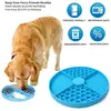 Suprimentos para animais de estimação silicone lambendo esteira gato alimentador lento com ventosa almofada de alimentação lenta cão lambendo almofada utensílios de alívio de ansiedade
