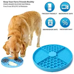 Suprimentos para animais de estimação silicone lambendo esteira gato alimentador lento com ventosa almofada de alimentação lenta cão lambendo almofada utensílios de alívio de ansiedade