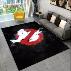 Imagem do 3D Cartoon G-Ghostbusters filme área tapete, tapete tapete para sala de estar q