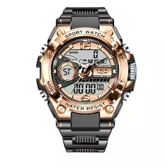 LIGE-Relógio Militar Impermeável Masculino, Digital 50m, Relógio de Pulso, LED, Quartzo, Relógio, Esporte, Masculino, Relógios Grandes - comprar online