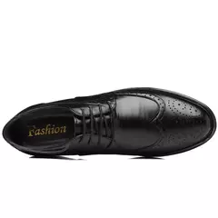 Handcrafted masculino oxford sapatos genuíno couro de bezerro brogue vestido sapatos negócios clássicos sapatos formais homem - comprar online