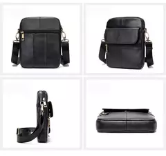 Imagem do Luufan-bolsa de ombro de couro genuíno masculina, pequenos sacos mensageiro, mini bolsa tiracolo de viagem masculina, nova moda, 2020