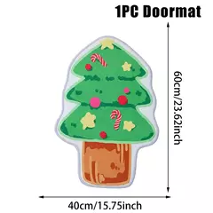 Imagem do Tapete ao ar livre da porta do Natal, tapete de Papai Noel, casar decorações do Natal para a casa, ornamento do Xmas, presentes do ano novo, 2025, 2025