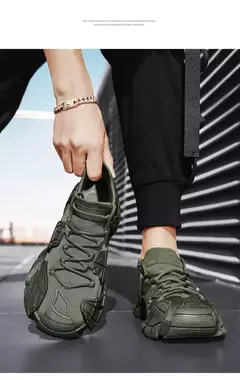 Imagem do Casual Mesh Ventile Calçados esportivos para homens e mulheres, casais, meias de malha, sola grossa, tênis de lazer, tênis mecha