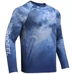 FEIYUE-Camisetas de Proteção Solar Respirável Masculina, Manga Comprida, Secagem Rápida, Caminhadas, Camisas de Pesca, Camuflagem, UPF 50 Plus, TOPS à Prova de UV - comprar online