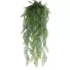 Persian Fern Leaves Vines, Planta Artificial Pendurada, Folha De Plástico, Grama, Festa De Casamento, Parede, Varanda, Decoração De Quarto De Casa, 90cm - comprar online