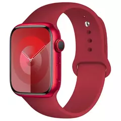 Pulseira de Silicone para Apple Watch, Pulseira Esportiva, iWatch Series 8, 7, 6 - loja online