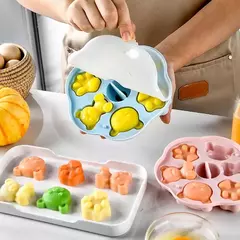 Bebê dos desenhos animados recipiente de alimentos infantil frutas caixa de armazenamento de leite materno freezer crisper recipiente de alimentos para bebê fórmula de armazenamento dispenser - Wolf Magazine