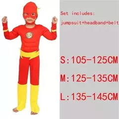 Super-herói homem aranha capitão américa homem de ferro thor hulk batman cosplay traje muscular bodysuit macacão para crianças festa de halloween na internet