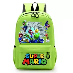 Mochilas Super Mario Bros para homens e mulheres, Saco Princesa Peach Luigi, Impressão Gráfica de Personagem de Cartoon, Mochila Kawaii, Mochilas escolares - comprar online
