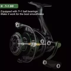 Meredith virgo série rolamento de aço inoxidável molinete de pesca 14kg arruela máxima arrastar 7 + 1bbs 6.2:1 relação alta velocidade - comprar online