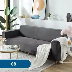 Velvet Sofa Cover adequado para braço em forma de L, estendido e mais grosso, H - loja online