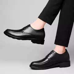 Oxfords-Sapatos de couro genuíno para homens, preto clássico brogue, vestido de casamento, festa, escritório, negócios, sapatos formais, moda - comprar online