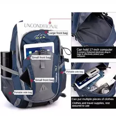 Bolsa de grande capacidade para caminhadas ao ar livre, bolsa de ombro masculina e feminina, bolsa de esportes, mochila de viagem, nova, 40L - loja online