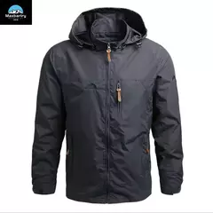 Gorpcore jaqueta masculina militar tático caça jaqueta outono casual à prova dwindproof água blusão casaco masculino bolso roupas de trabalho