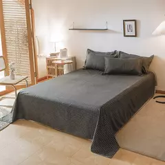 Preto branco pequenos verifica impresso conjunto de cama floral capa edredão fronha conjunto cama folha colcha único rainha rei tamanho