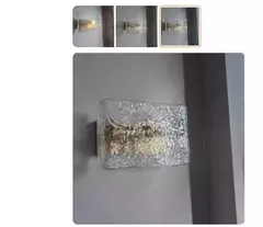 Luxo Lâmpada De Parede Com Onda De Água Padrão, Todo O Cobre, Sala De Estar Fundo, Quarto, Cabeceira, Hotel, Salão, Corredor - loja online