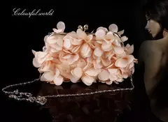 Imagem do Bolsa de embreagem floral para mulheres, bolsa de casamento para noivas e senhoras, 8 cores, branco, azul, roxo, sacos de flores de noite