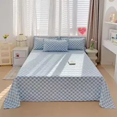 Imagem do Lençóis de cama macios de alta qualidade, lençóis queen size, top de impressão, gêmeo, rainha, rei, lençóis planos, colcha