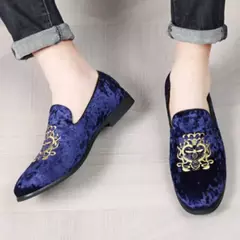 Sapatos de couro de camurça para homens, sapatos de casamento, sapatos baixos Oxford, mocassins bordados, tamanho grande, alta qualidade, designer, luxo, festa na internet