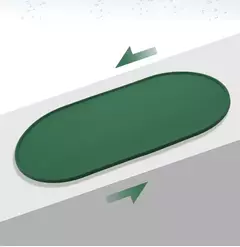 Imagem do Silicone pet tigela esteira placemat à prova dwaterproof água evitar derramamentos cão gato comida almofada de alimentação gatinho alimentação pet tigela bandeja esteiras