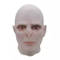 Voldemort máscara de dramatização escola mágica tom marvolo enigma headwear horror máscara de látex careca máscara de halloween máscara de festa na internet