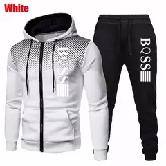 Moletom e moletom casual masculino, Moletom com zíper estampado, Casaco versátil, Exterior, Roupa esportiva para corrida, Moda