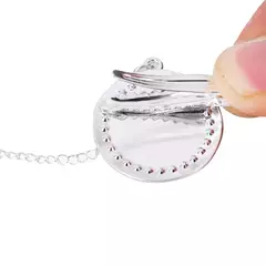 Clipe de chupeta personalizado bebê titular chupetas de luxo recém-nascido prata Bling mordedor de silicone transparente infantil livre de BPA na internet