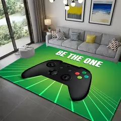 3d impressão gamer controlador padrão sala de estar tapetes antiderrapante cas